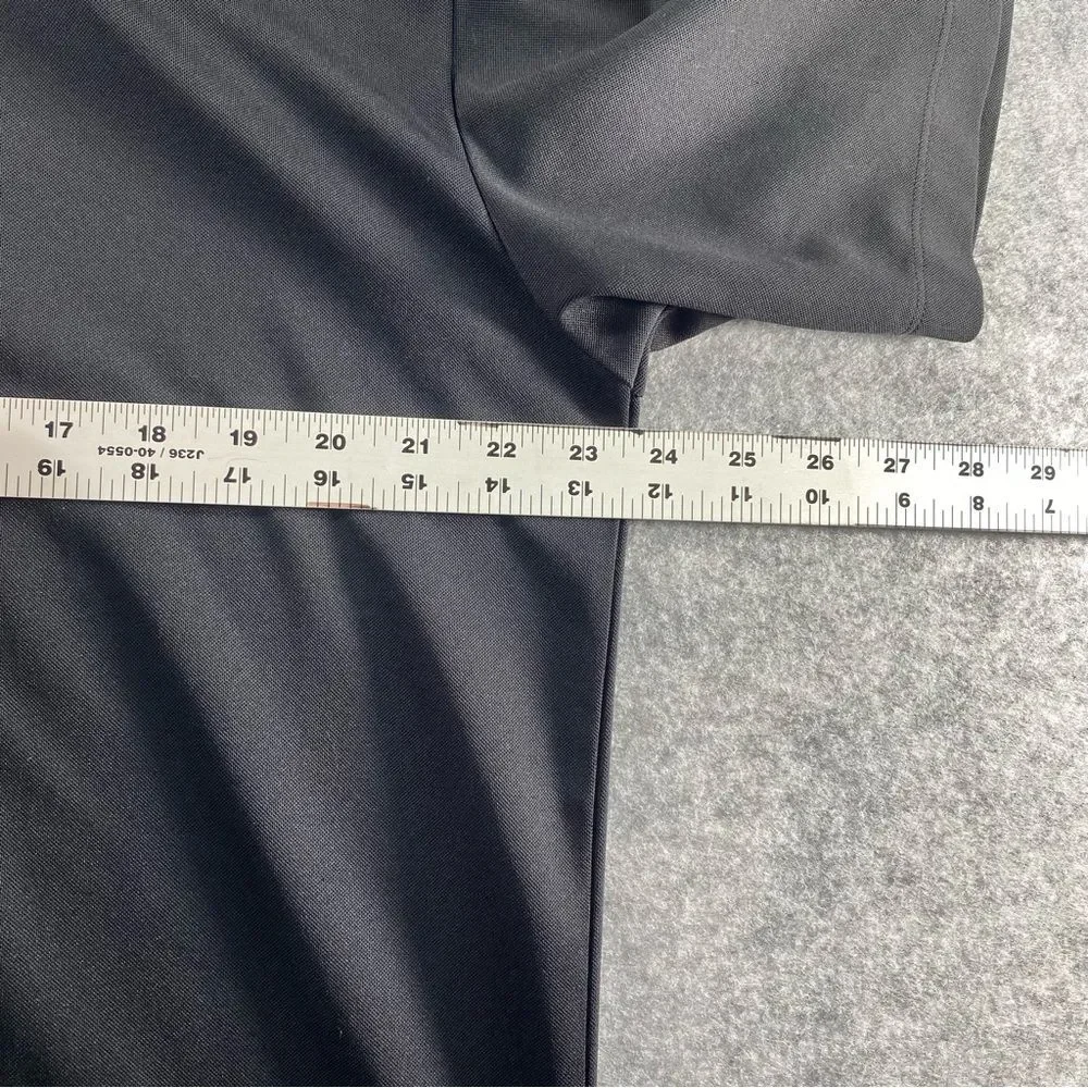 Nike Golf Mens Black/White Logo SS Performance Polo‎ Size LG - Picture 5 of 8
